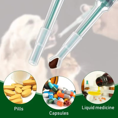 Pet Medication Dispenser, Pressing Feeding Stick for Cats and Dogs, Eating Pills, Pills, Medication Artifacts, Pet Sickness Care