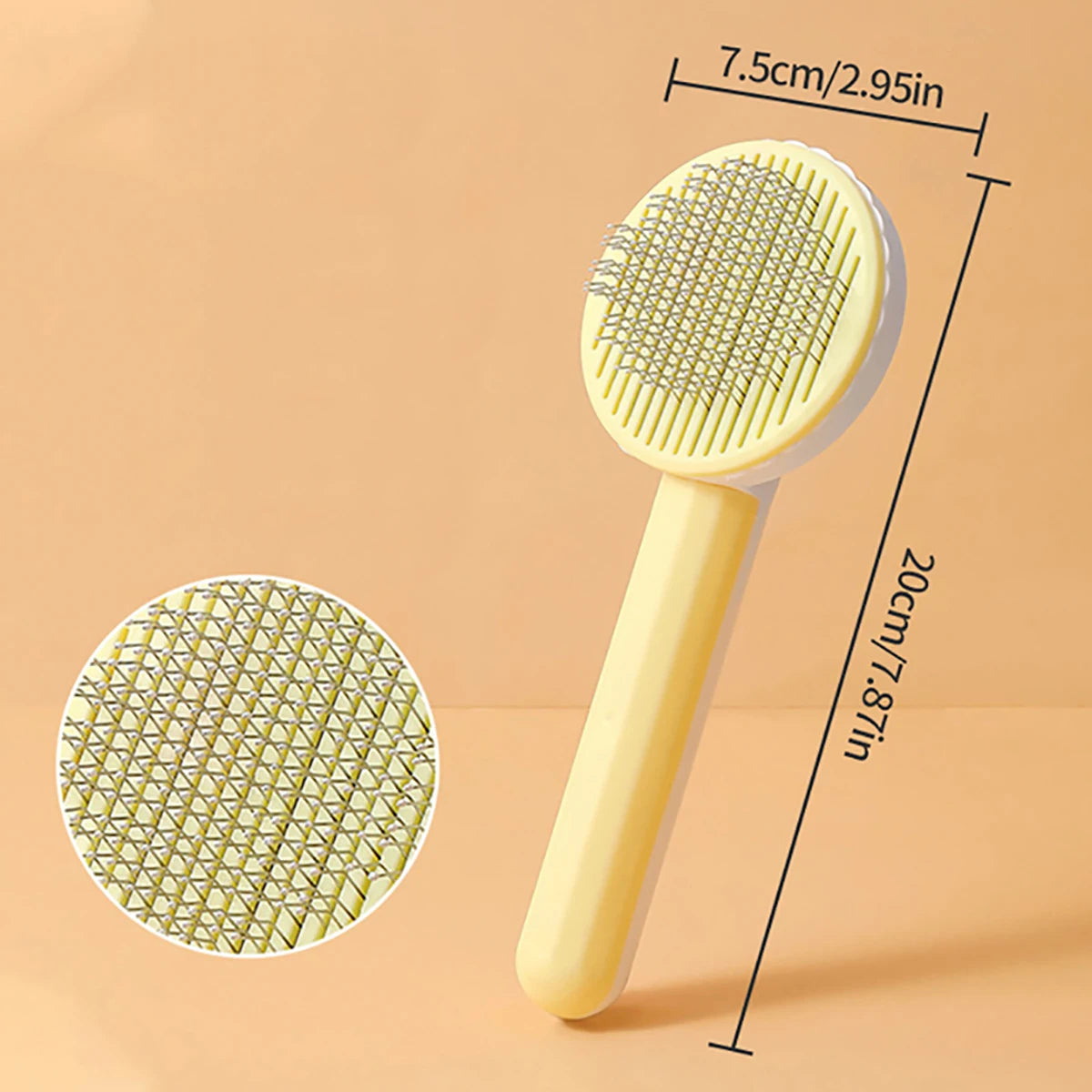 Pet Dog Hair Brush Cat Comb Grooming and Care Cat Brush Stainless Steel Comb for Long Hair Dogs Cleaning Pets Dogs Accessories