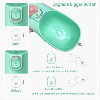 PawDrink - Tragbare Wasserflasche für Hunde